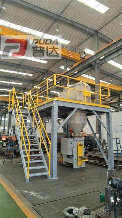 Horizontal Double Screw Belt Powder Mixing Machine