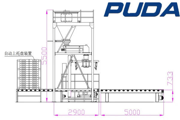big bag belt bagging machine big bag belt bagging machine