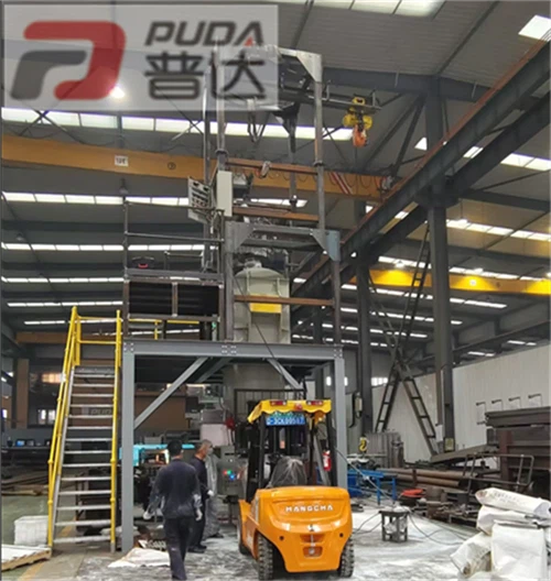 Ton Bag Big Bag Titanium Dioxide Unloading And Mixing And Packaging System