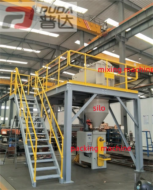 Ton Bag Big Bag Titanium Dioxide Unloading And Mixing And Packaging System